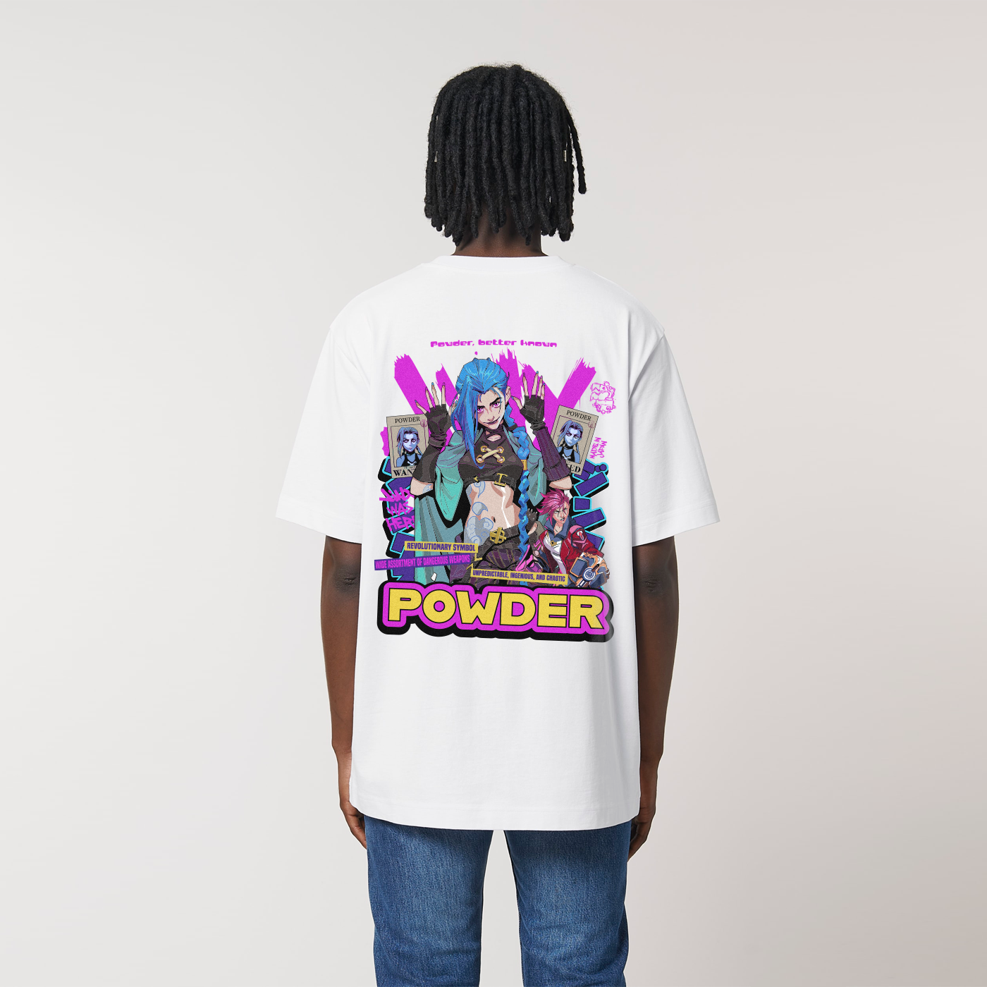 MADE IN JAPAN - WANTED POWDER® WHITE TEE