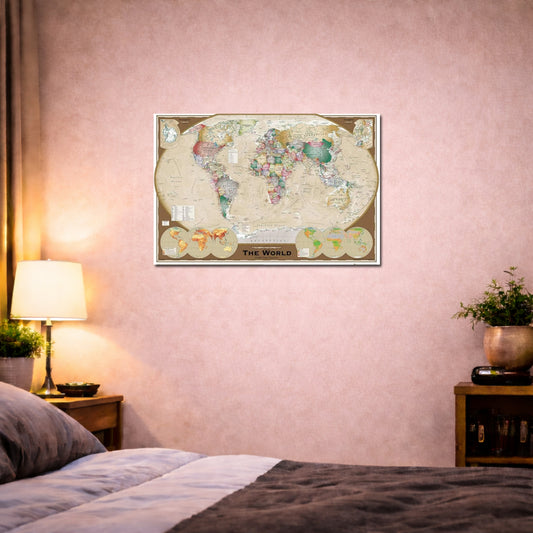 Mapa Mundo - Poster