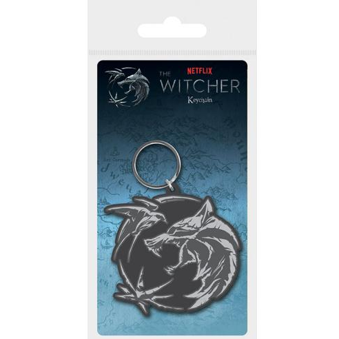 The Witcher - Porta-Chaves de Borracha Logo
