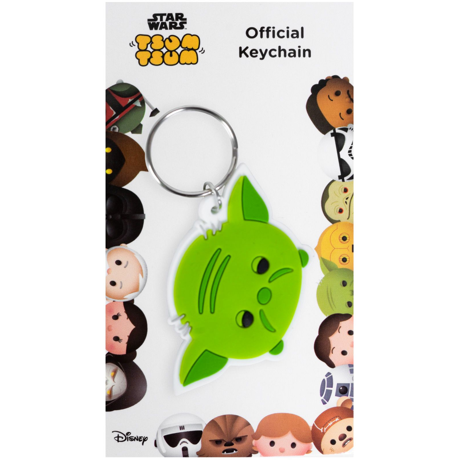 Star Wars - Porta-Chaves de Borracha Tsum Tsum Yoda