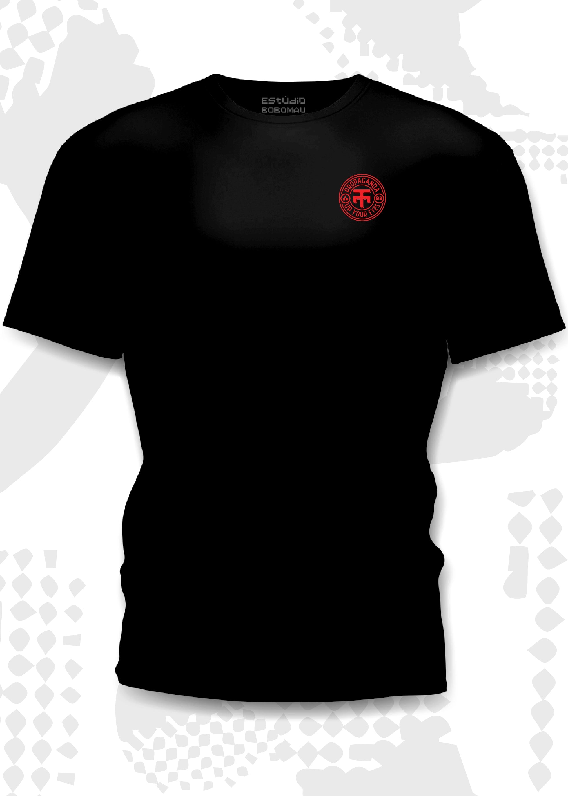 STUDIO BOBOMAU - T-SHIRT THOUGHTS AND GRAPHICS PRETA