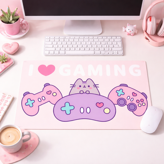 Pusheen - Tapete para Secretária