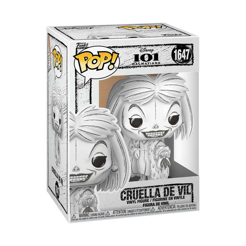 Disney: Sketched - POP! Cruella De Vil *Pré-Venda*
