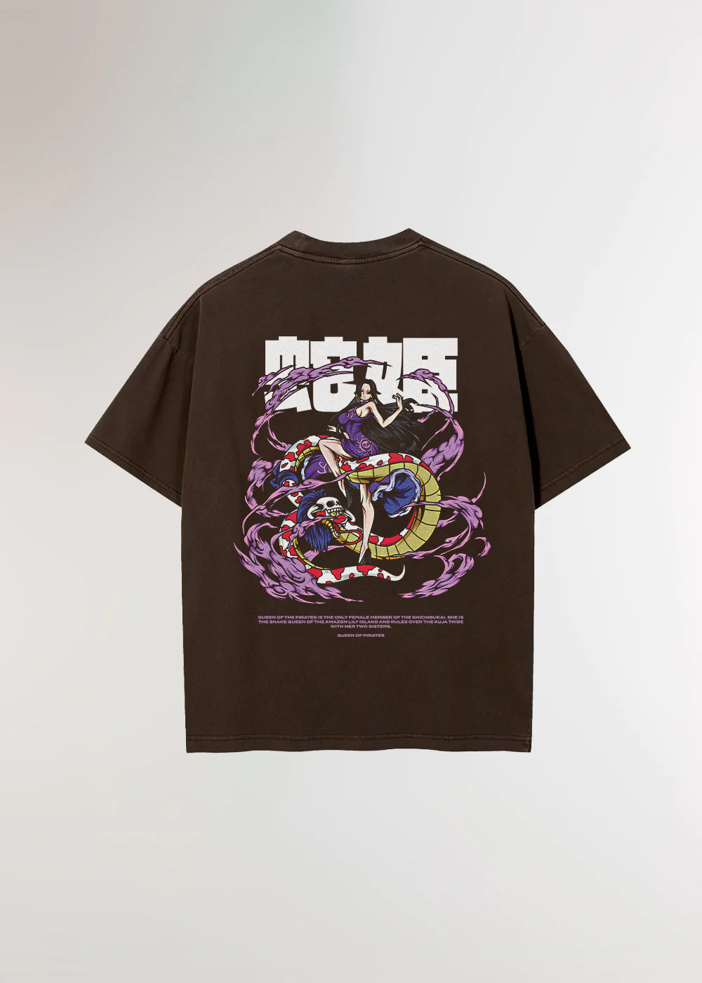 MADE IN JAPAN - QUEEN OF PIRATE® BROWN T-SHIRT