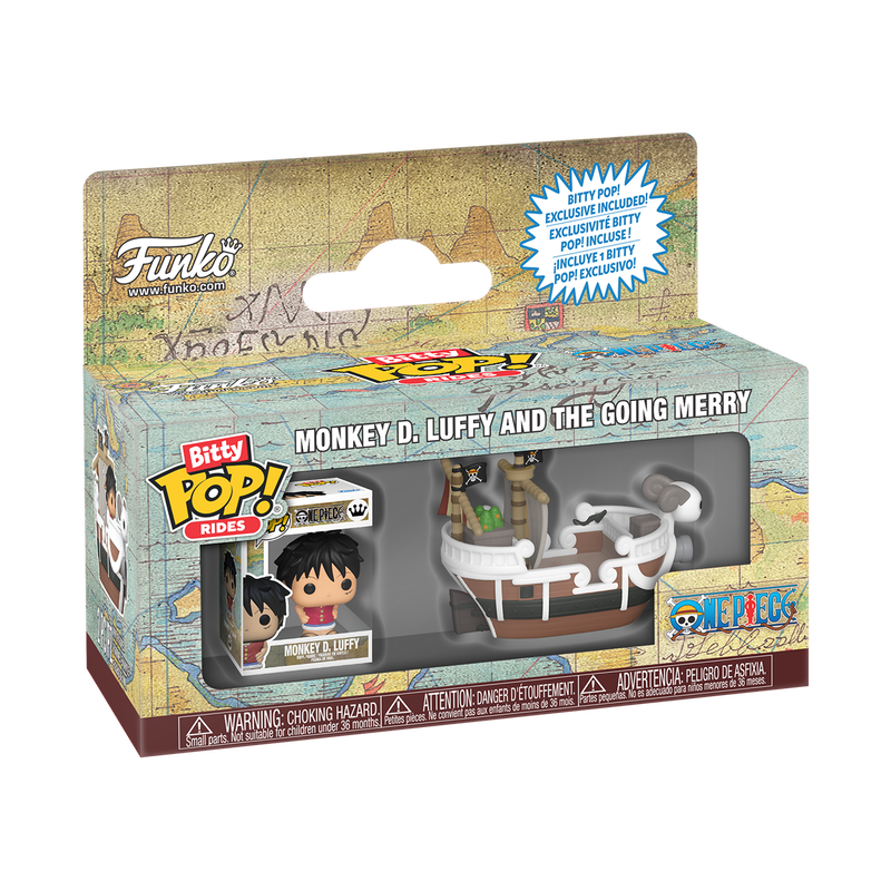 One Piece - Bitty POP! Rides Going Merry w/Luffy *Pré-Venda*