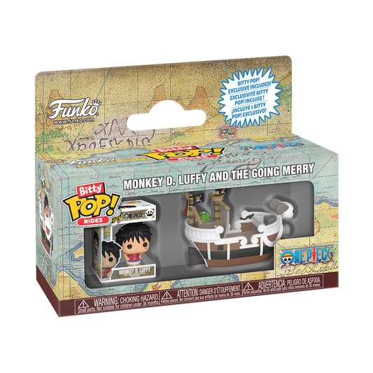 One Piece - Bitty POP! Rides Going Merry w/Luffy *Pré-Venda*