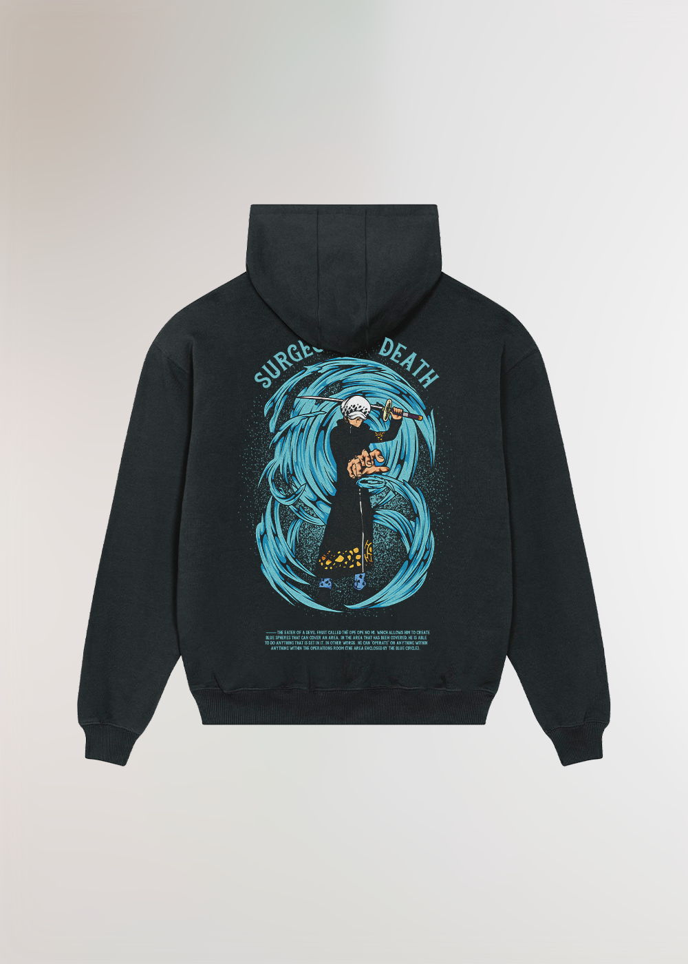 MADE IN JAPAN - SURGEON OF DEATH® OVERSIZE BLACK HOODIE