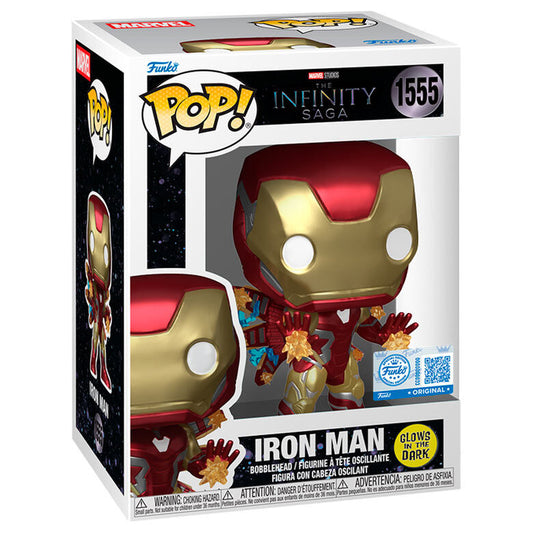 Iron Man - POP! Iron Man Beams (Glow) *Pré-Venda*