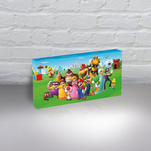 Super Mario - Candeeiro Canvas