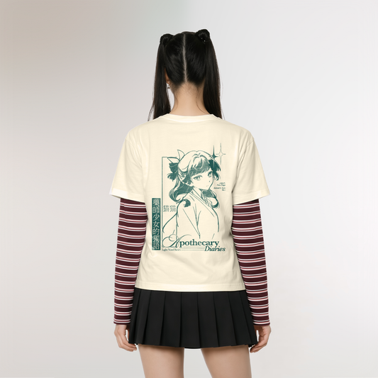 MADE IN JAPAN - MAOMAO'S APOTHECARY BEIGE TEE