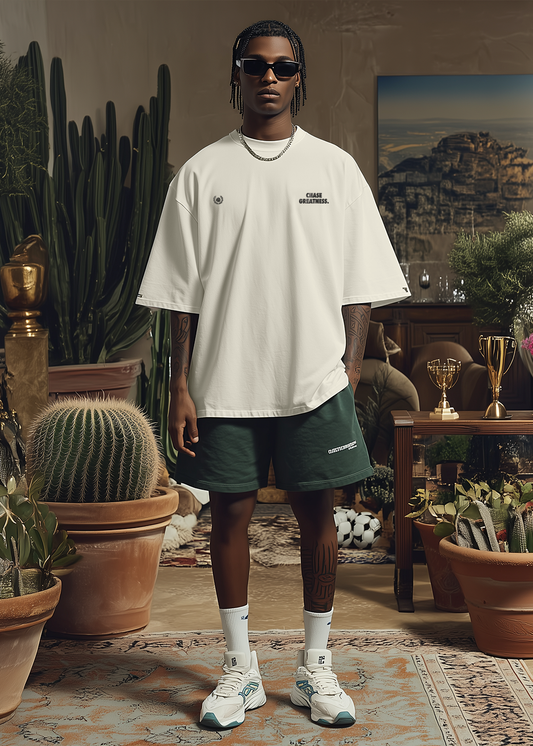 FOOTBALL ELEGANCE - CHASE GREATNESS® BEIGE TEE