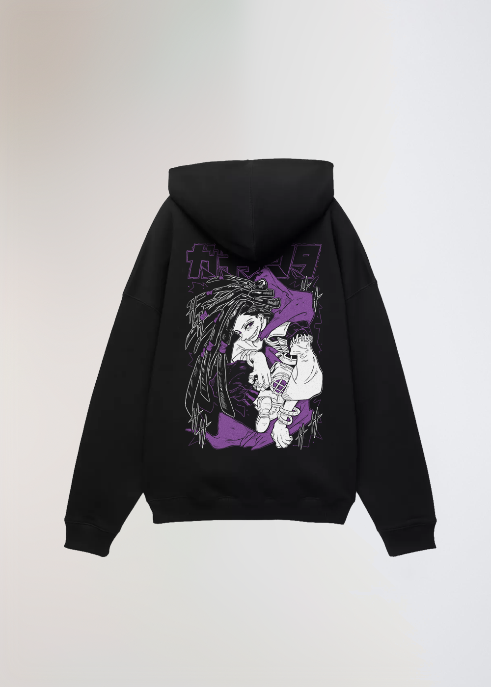 MADE IN JAPAN - JABBER® OVERSIZED BLACK HOODIE