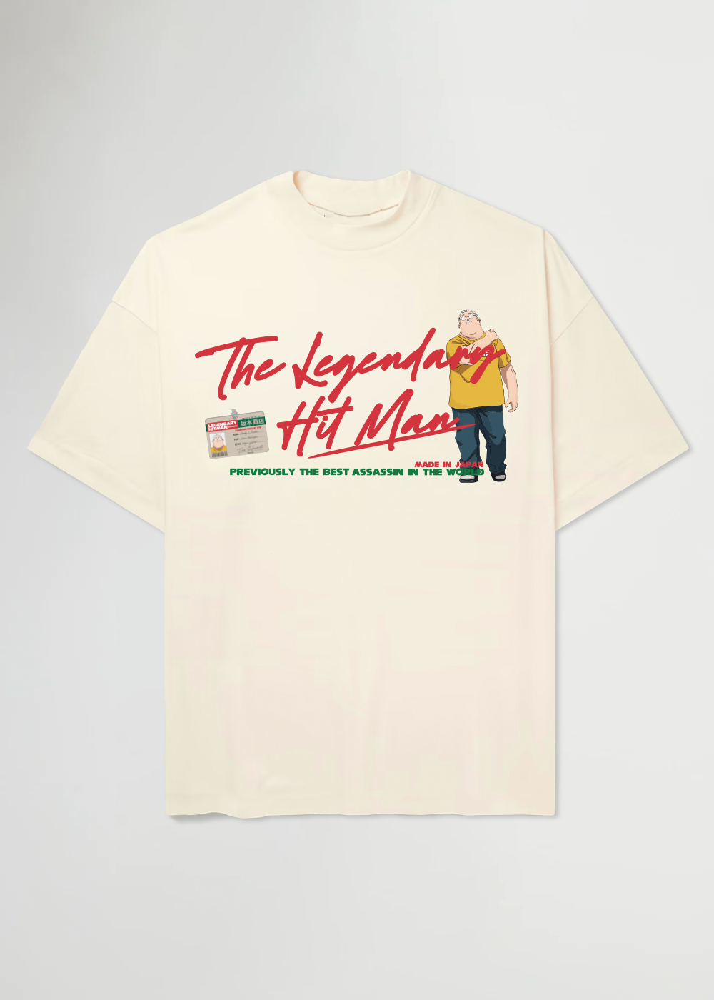 MADE IN JAPAN - LEGENDARY HITMAN® BEIGE TEE