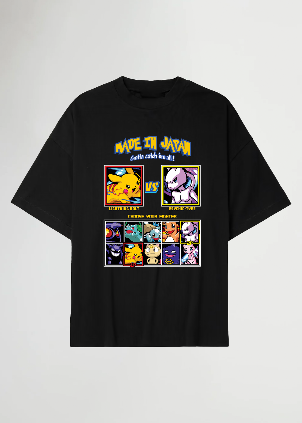 MADE IN JAPAN - CHOOSE YOUR FIGHTER® BLACK TEE