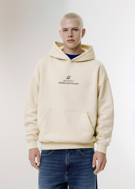 MADE IN JAPAN - RAIKIRI® OVERSIZED BEIGE HOODIE
