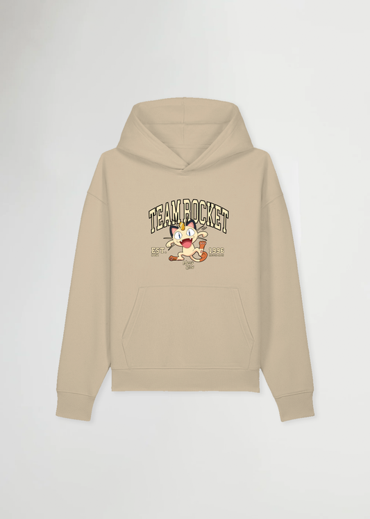 MADE IN JAPAN - TEAM ROCKET® OVERSIZED BEIGE HOODIE
