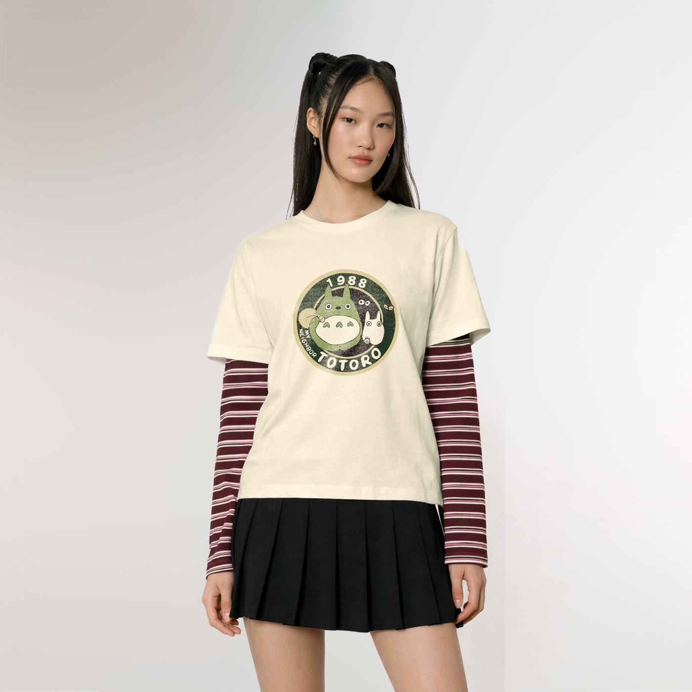 MADE IN JAPAN - 1988 MNT BEIGE TEE