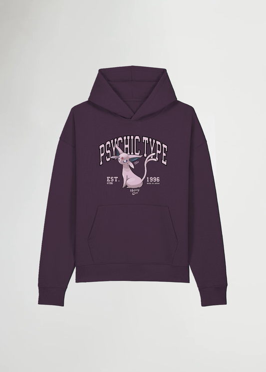 MADE IN JAPAN - PSYCHIC TYPE® OVERSIZED PURPLE HOODIE