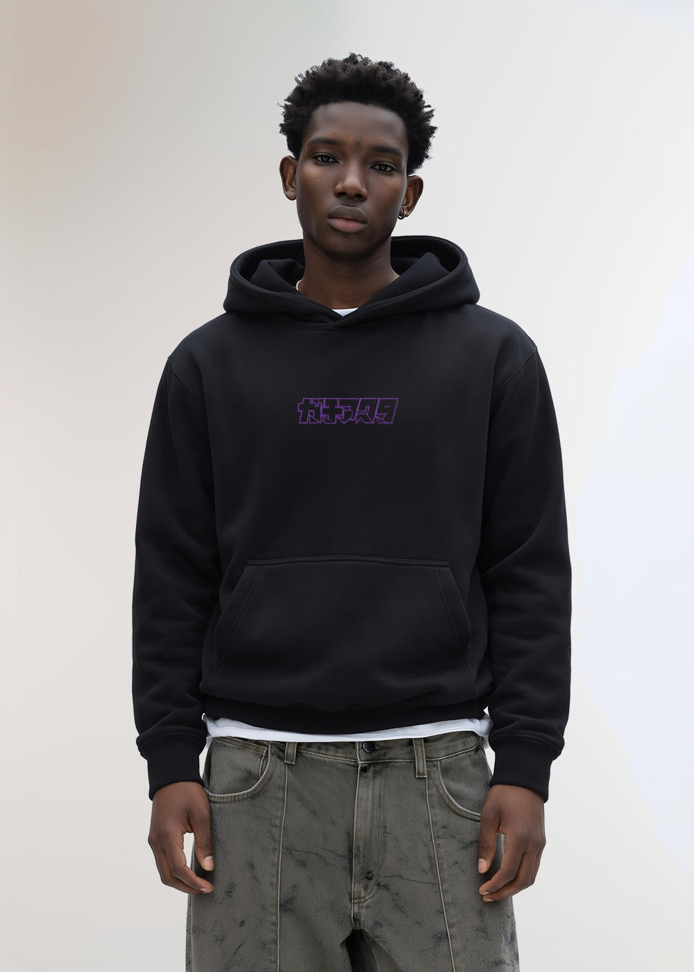 MADE IN JAPAN - JABBER® OVERSIZED BLACK HOODIE