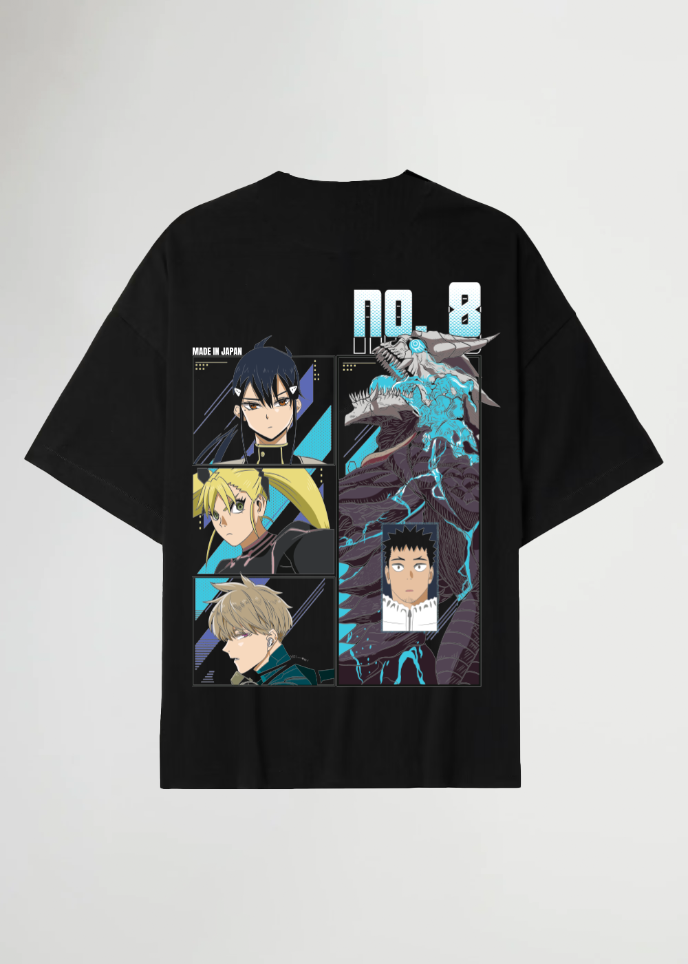 MADE IN JAPAN - NUMBER 8® BLACK TEE