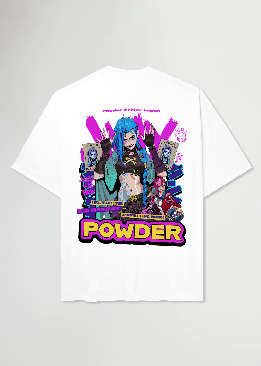 MADE IN JAPAN - WANTED POWDER® WHITE TEE