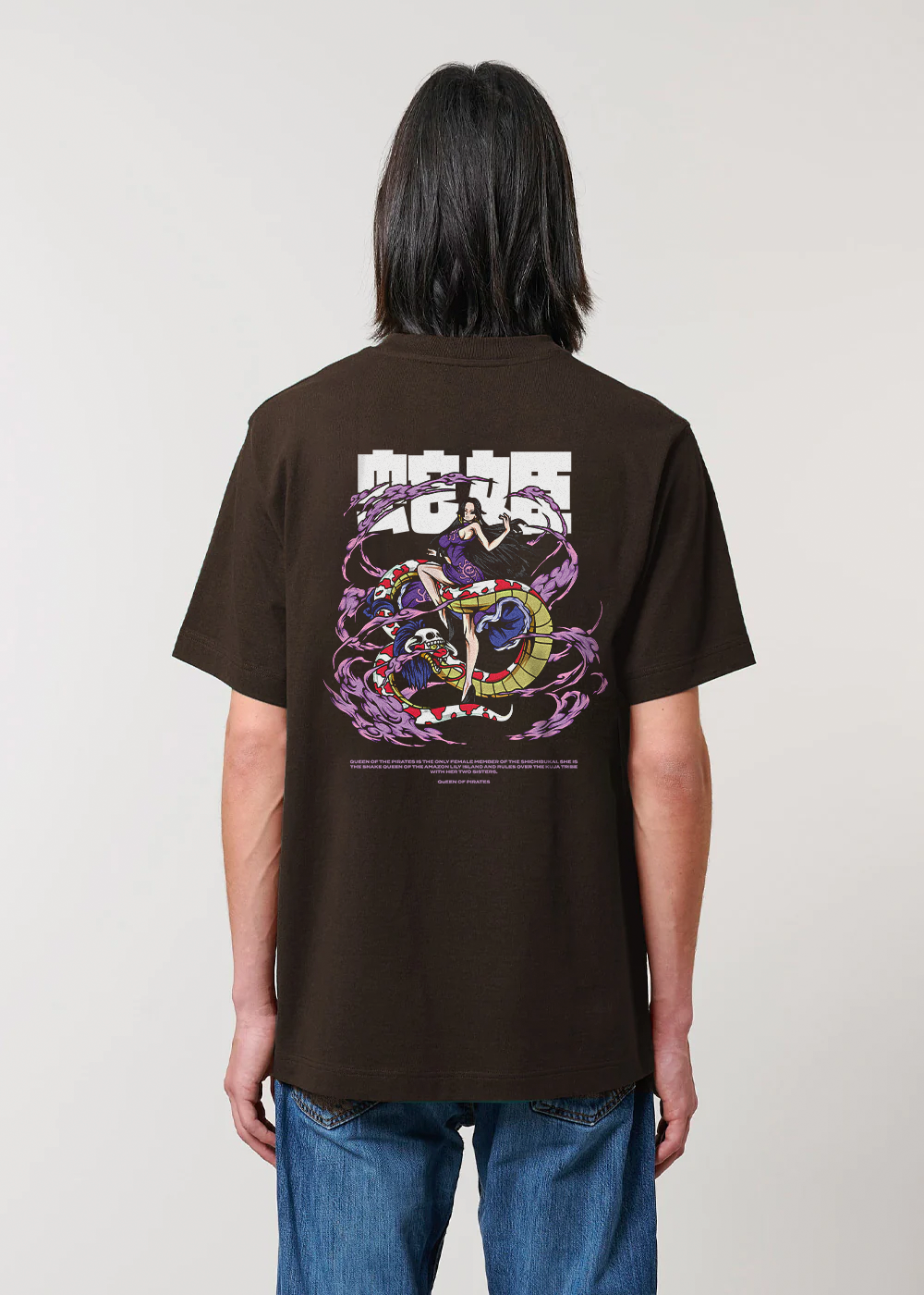 MADE IN JAPAN - QUEEN OF PIRATE® BROWN T-SHIRT