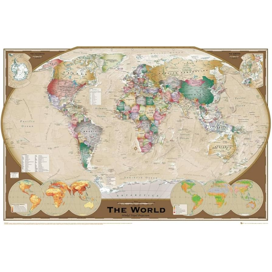 Mapa Mundo - Poster