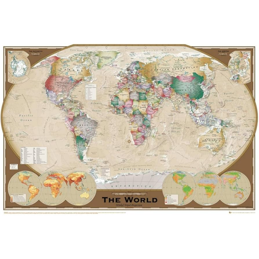 Mapa Mundo - Poster