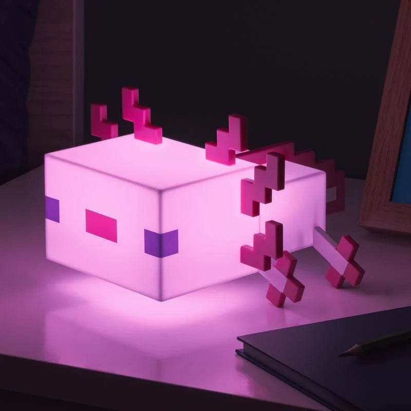Minecraft - Candeeiro Axolotl