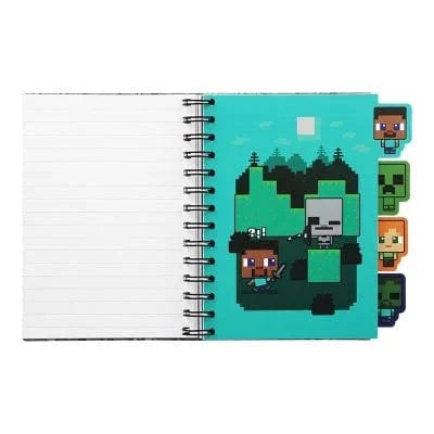 Minecraft - Notebook com Separadores
