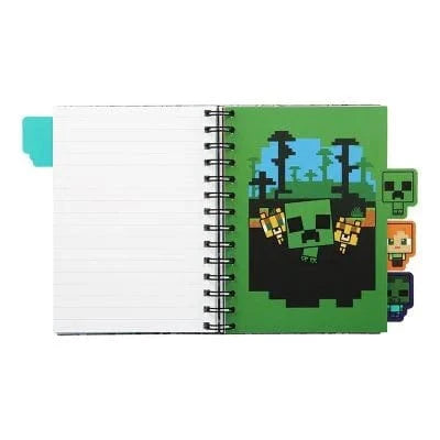 Minecraft - Notebook com Separadores