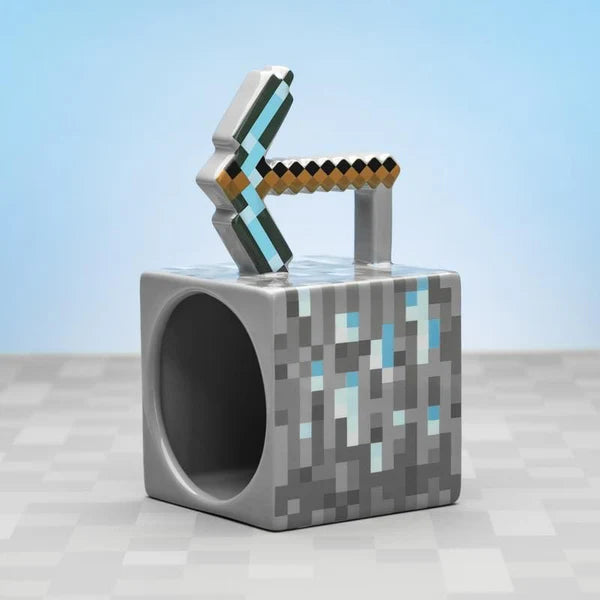 Minecraft - Caneca Picareta Diamante