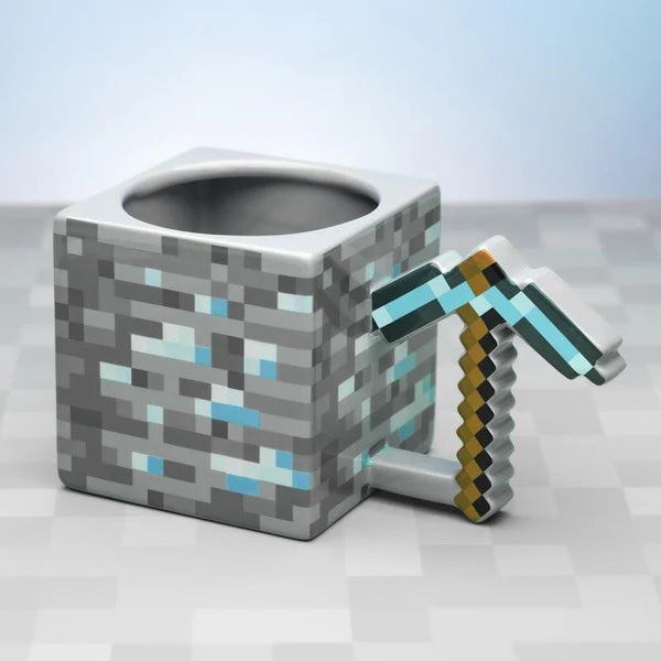 Minecraft - Caneca Picareta Diamante