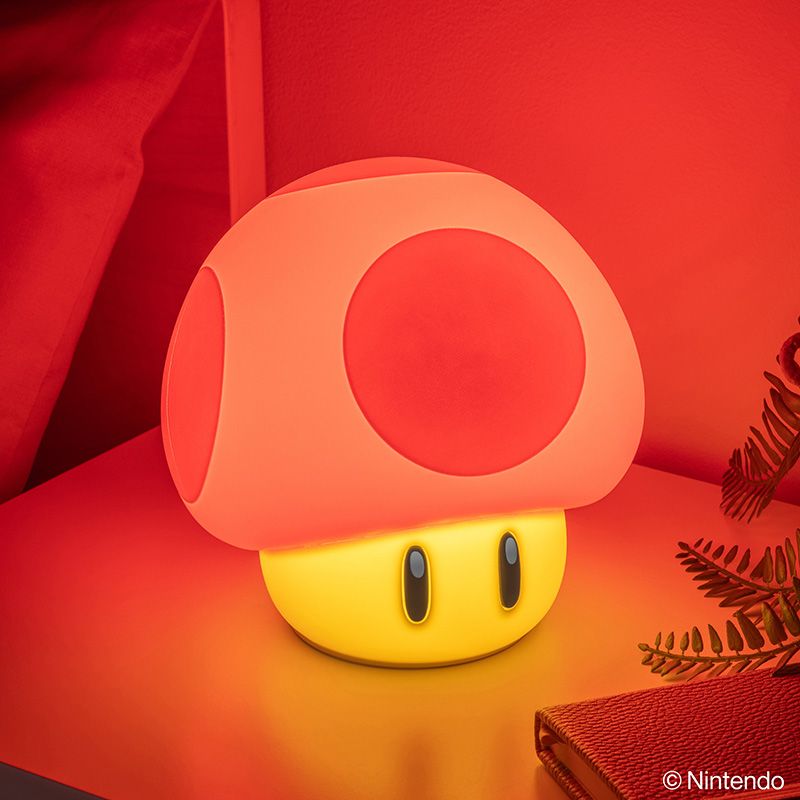 Super Mario - Candeeiro Silicone Mushroom
