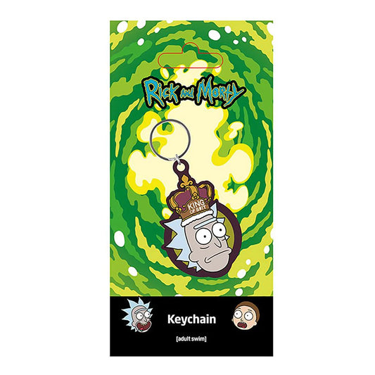 Rick and Morty - Porta-Chaves de Borracha King of Sh*t