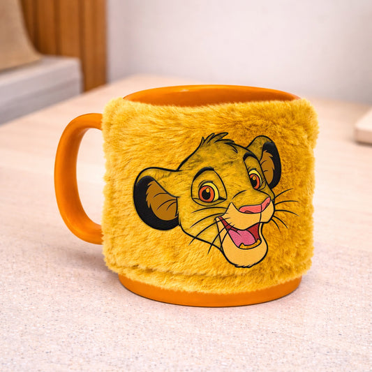 Rei Leão - Caneca Felpuda Simba
