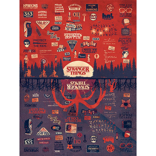 Stranger Things - Tela The Upside Down