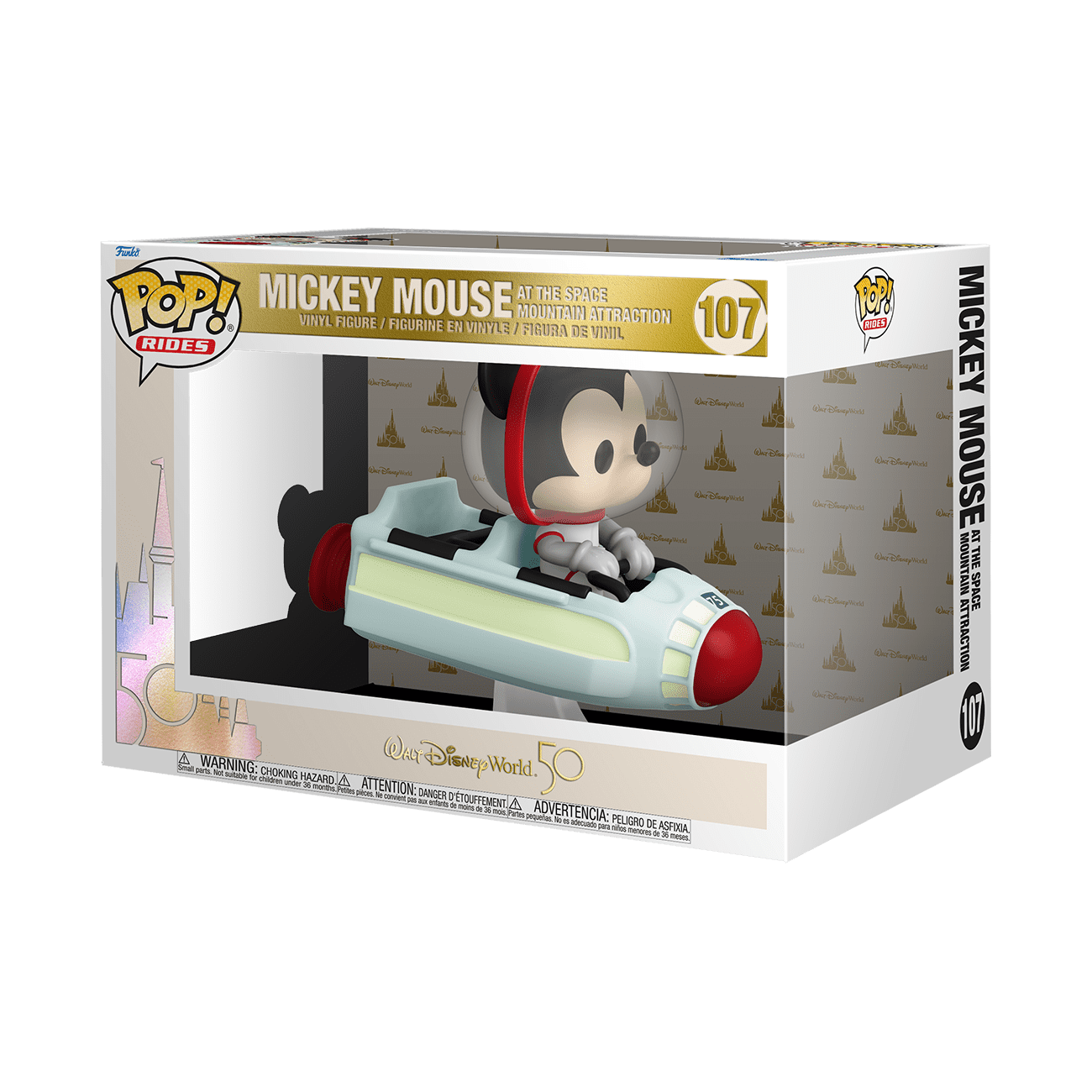 Disney - POP! Ride Space Mountain w/ Mickey Mouse *Caixa Danificada*.