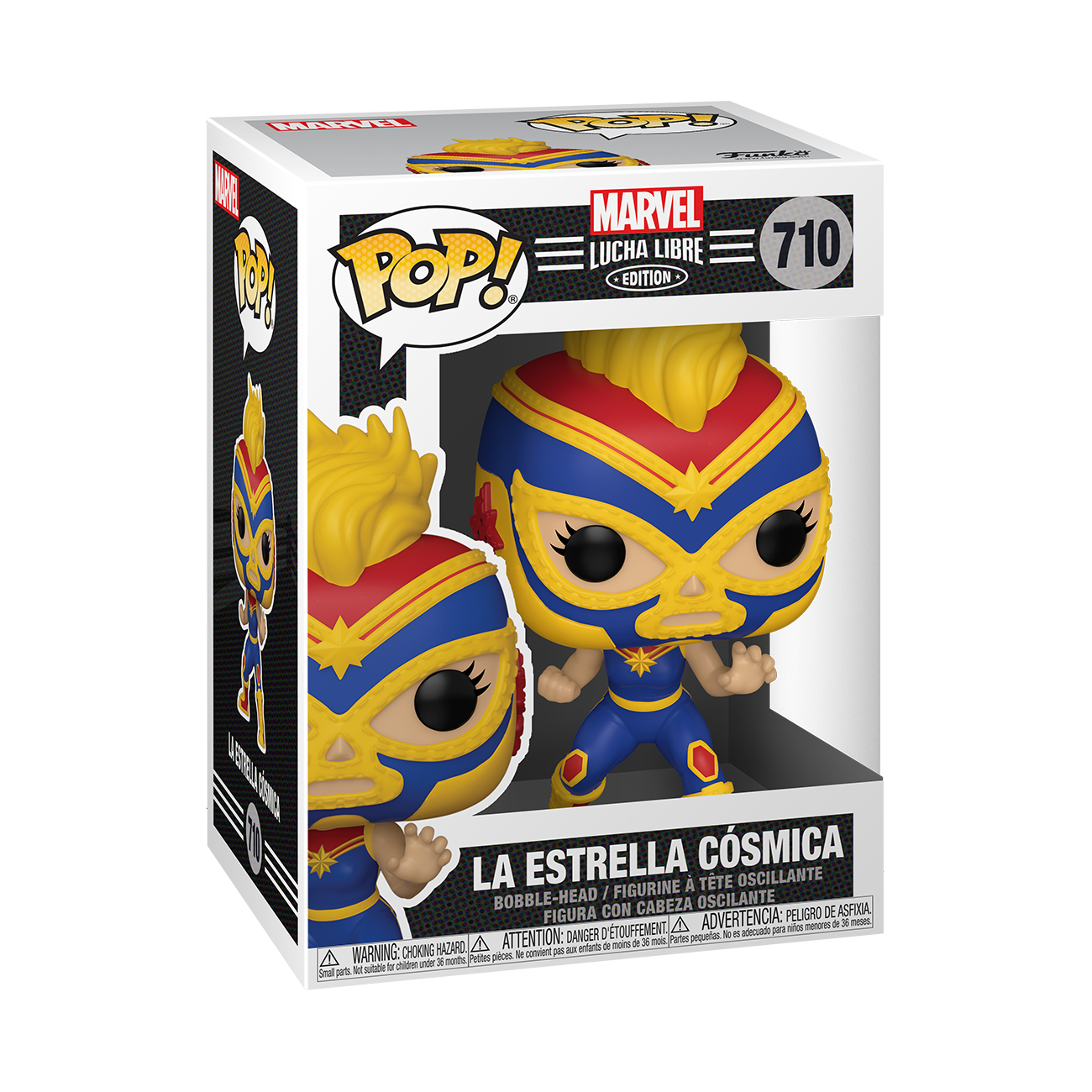 Marvel - POP! Lucha Libre - Captain Marvel.