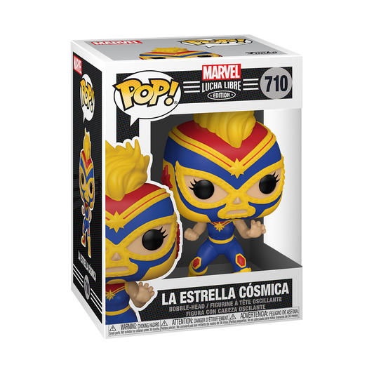 Marvel - POP! Lucha Libre - Captain Marvel.