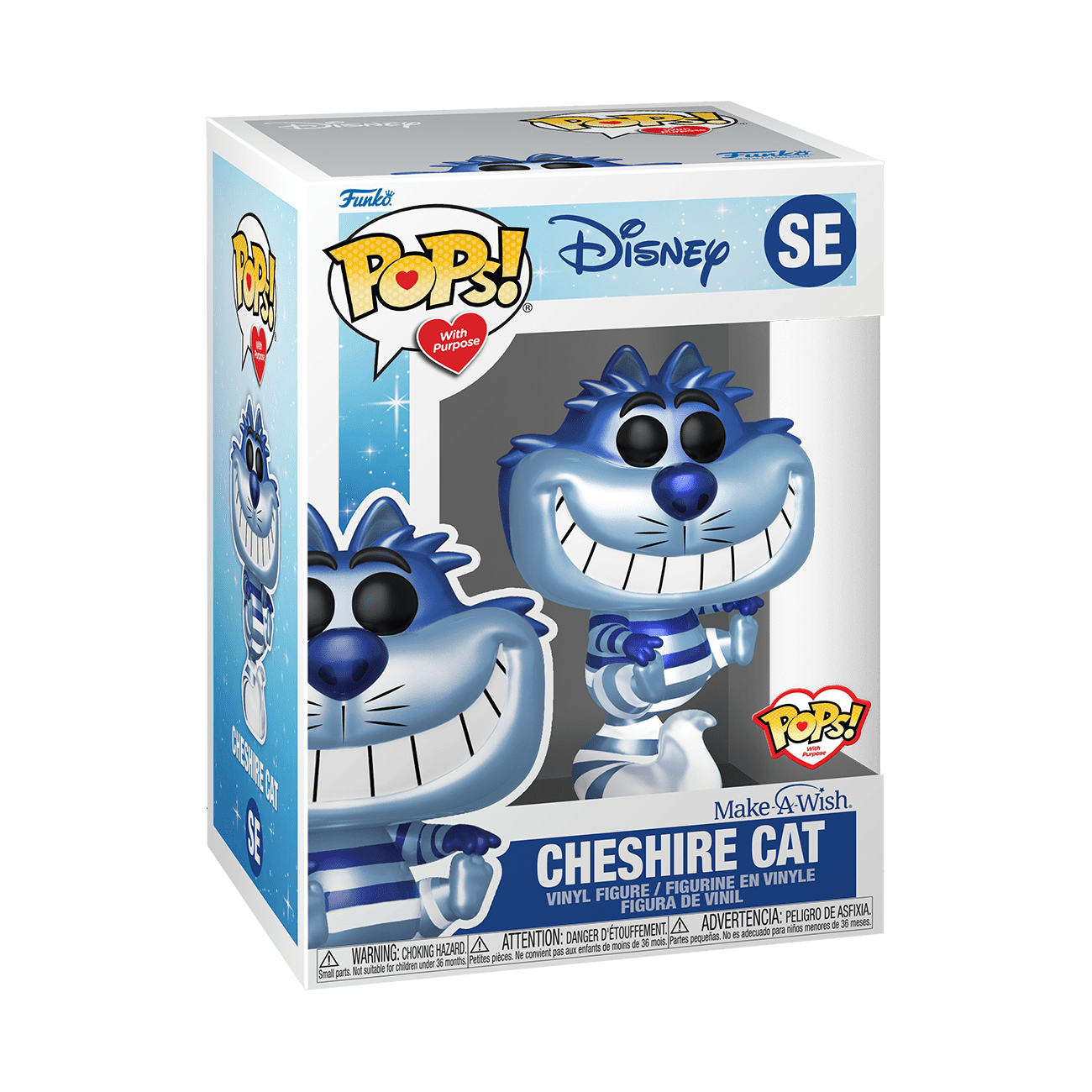 Disney - POP! M.A. Wish Cheshire Cat (Metallic) *Pré-Venda*.