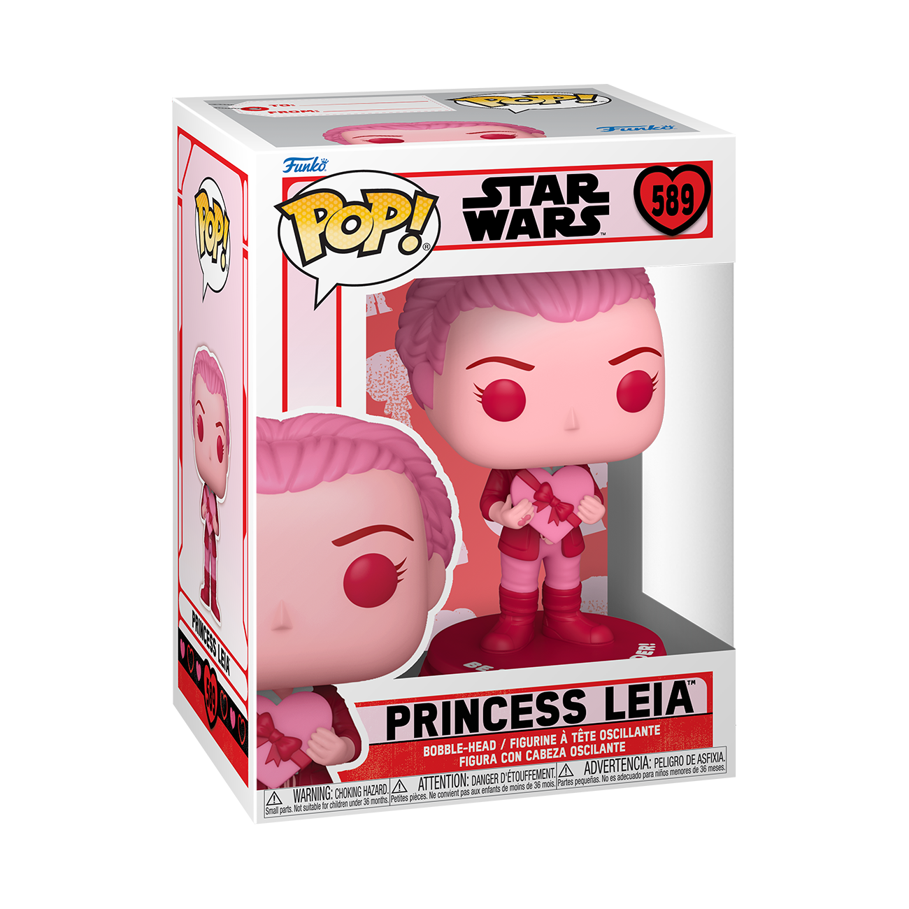 Star Wars - POP! Valentines Leia *Pré-Venda*