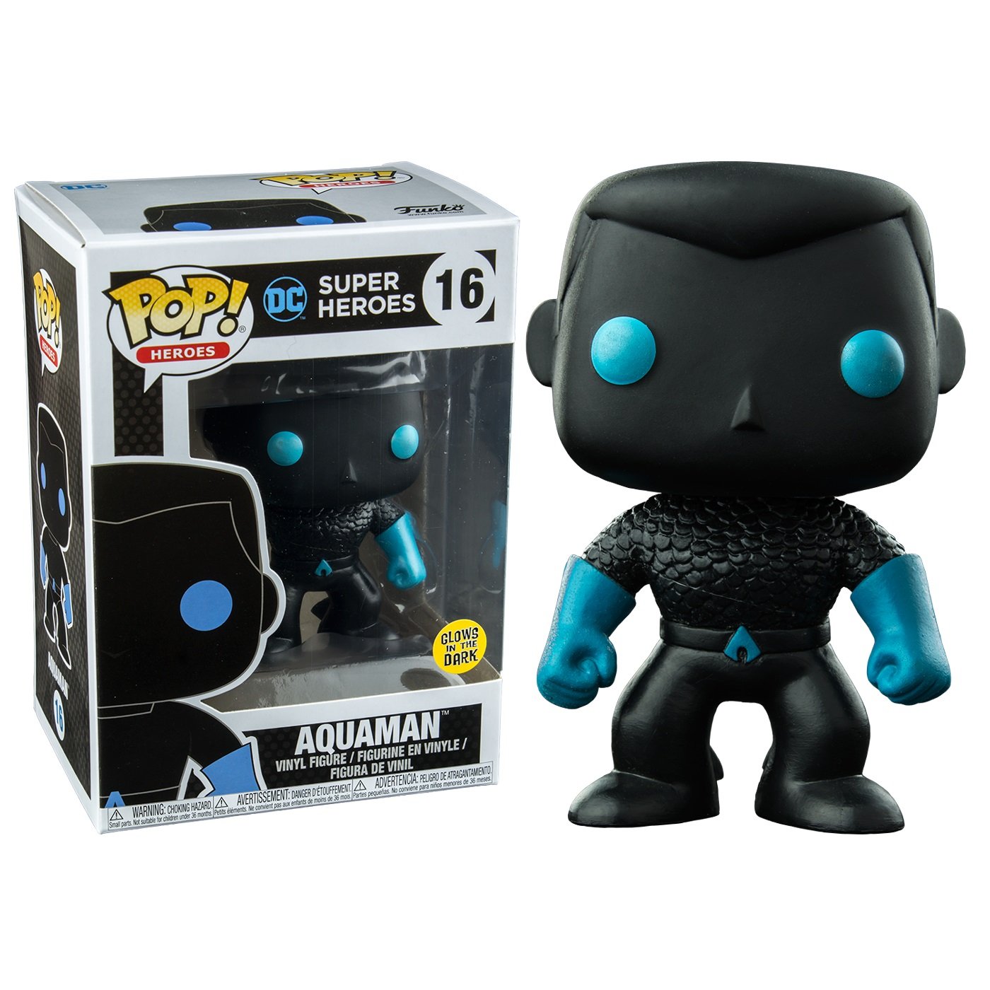 DC - POP! Aquaman *GITD* *Caixa Danificada*