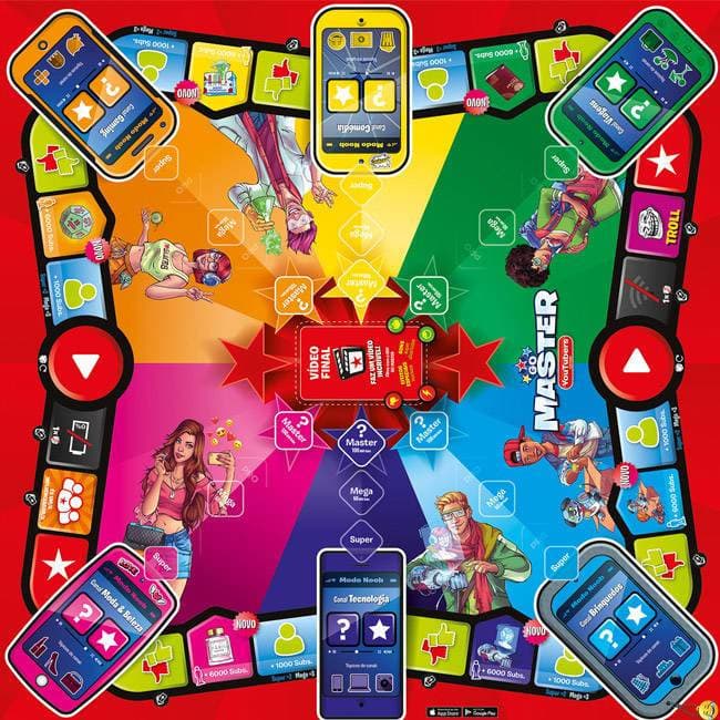 Go Master - Jogo de Tabuleiro Edição Youtuber Popstore 