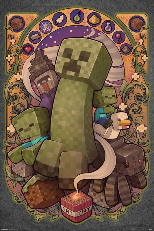 Minecraft - Poster Creeper Popstore 
