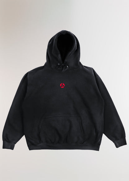 MADE IN JAPAN - THE PRINCE OF CROWS® OVERSIZE BLACK HOODIE