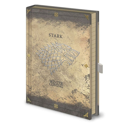 Game of Thrones - Notebook Premium Stark Worn Popstore 