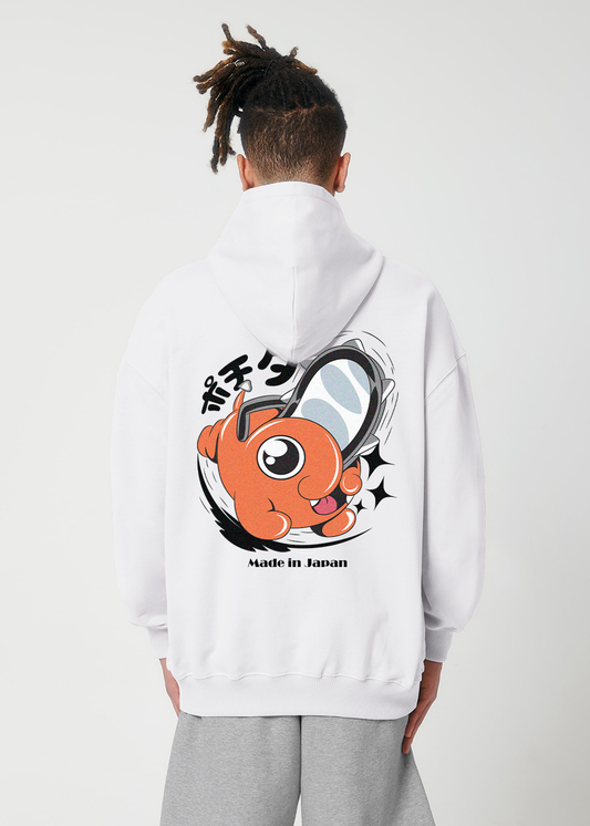MADE IN JAPAN - PACHITO® OVERSIZE WHITE HOODIE