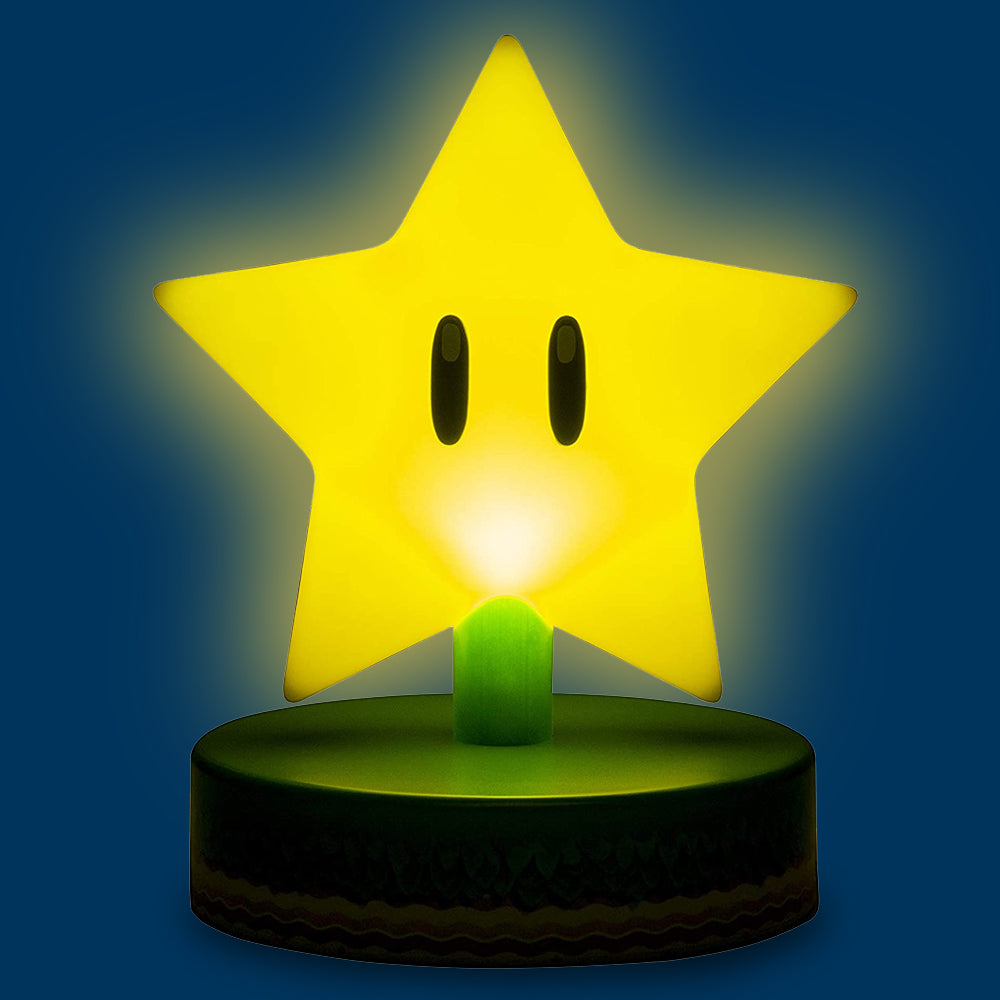 Super Mario - Candeeiro Icon Star