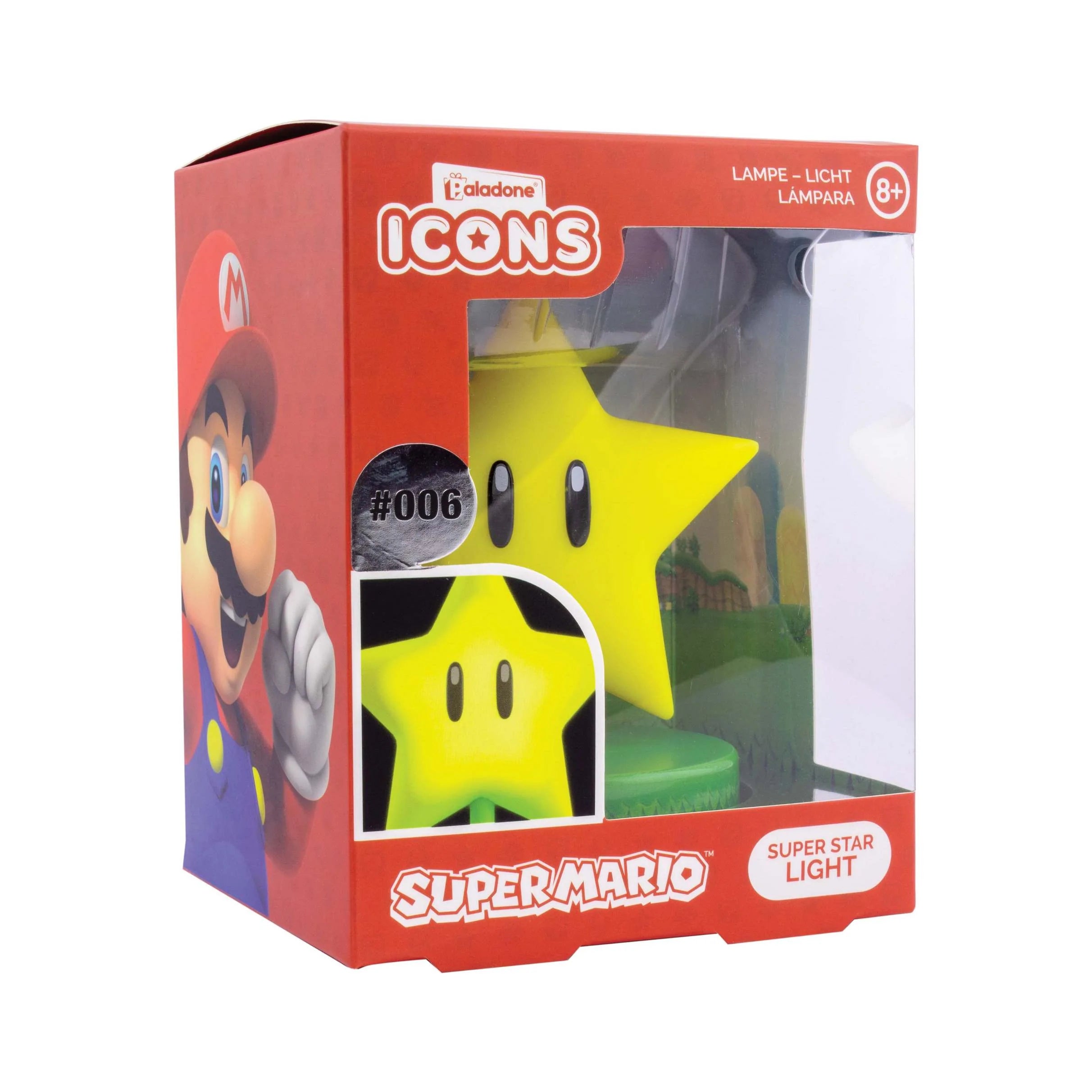 Super Mario - Candeeiro Icon Star